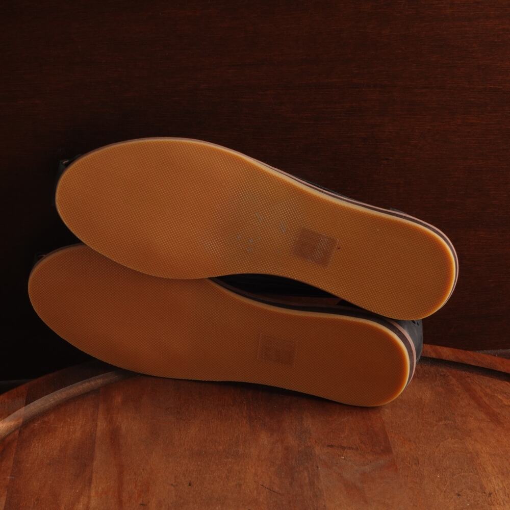 Quince Black Woven Leather Slip-On Flats - Picture 8 of 13